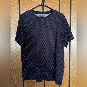 Denim & Flower Dark Blue Polka Dot Tee